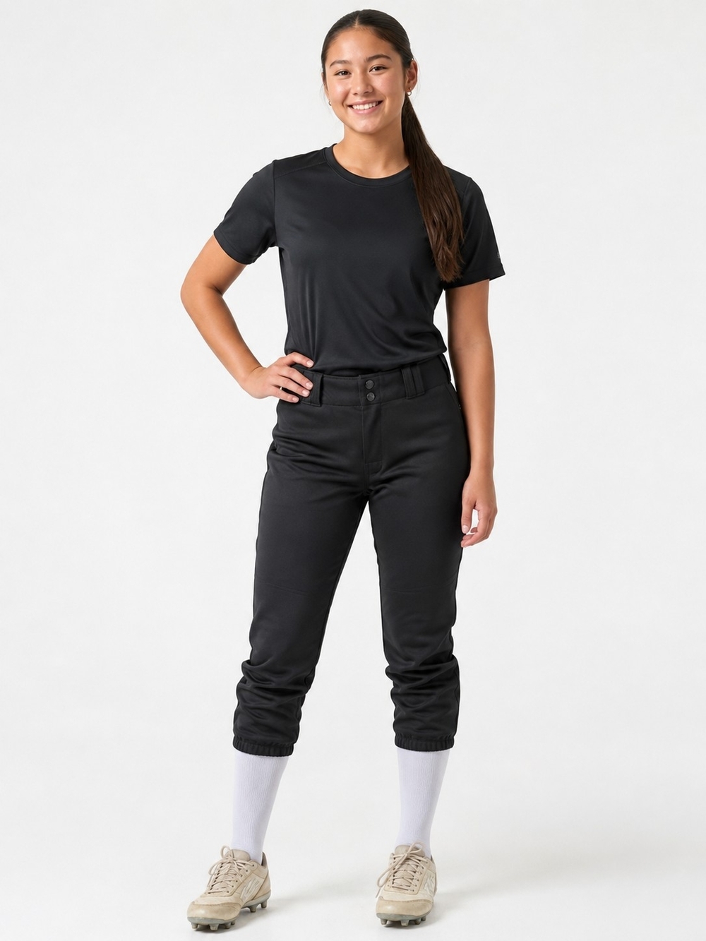 Alleson Athletic Black Softball Pants